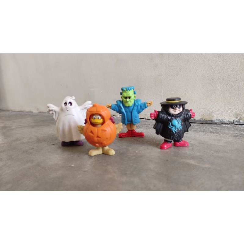 preloved mainan vintage mcd mcdonalds happy meal halloween 1995 rare collection barang antik
