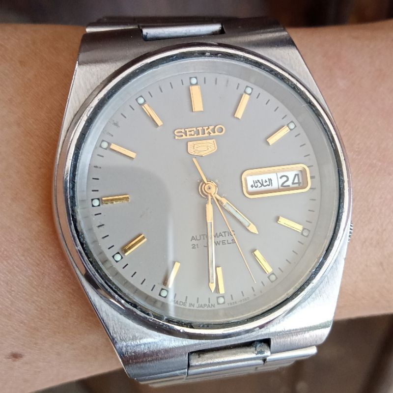 Second Seiko5 Automatic cal 7s26-8760 Grey Dial