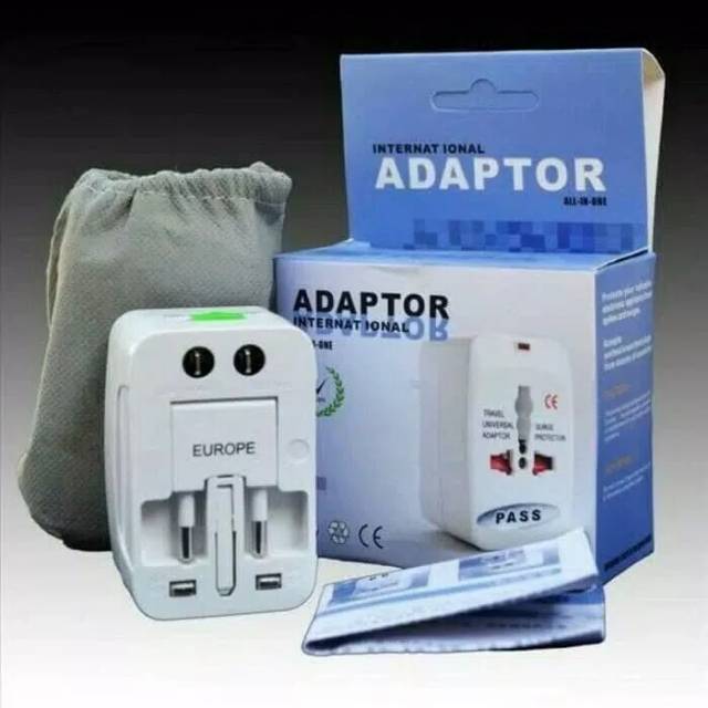 COLOKAN LISTRIK UNIVERSAL ADAPTOR INTERNASIONAL TRAVEL STEKER ALL IN1 CONVERTER KAKI 3 STOP KONTAK