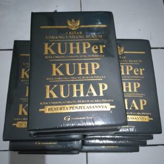 BUKU 3 KITAB UUH KUHPER KUHP KUHAP - Grahamedia Press