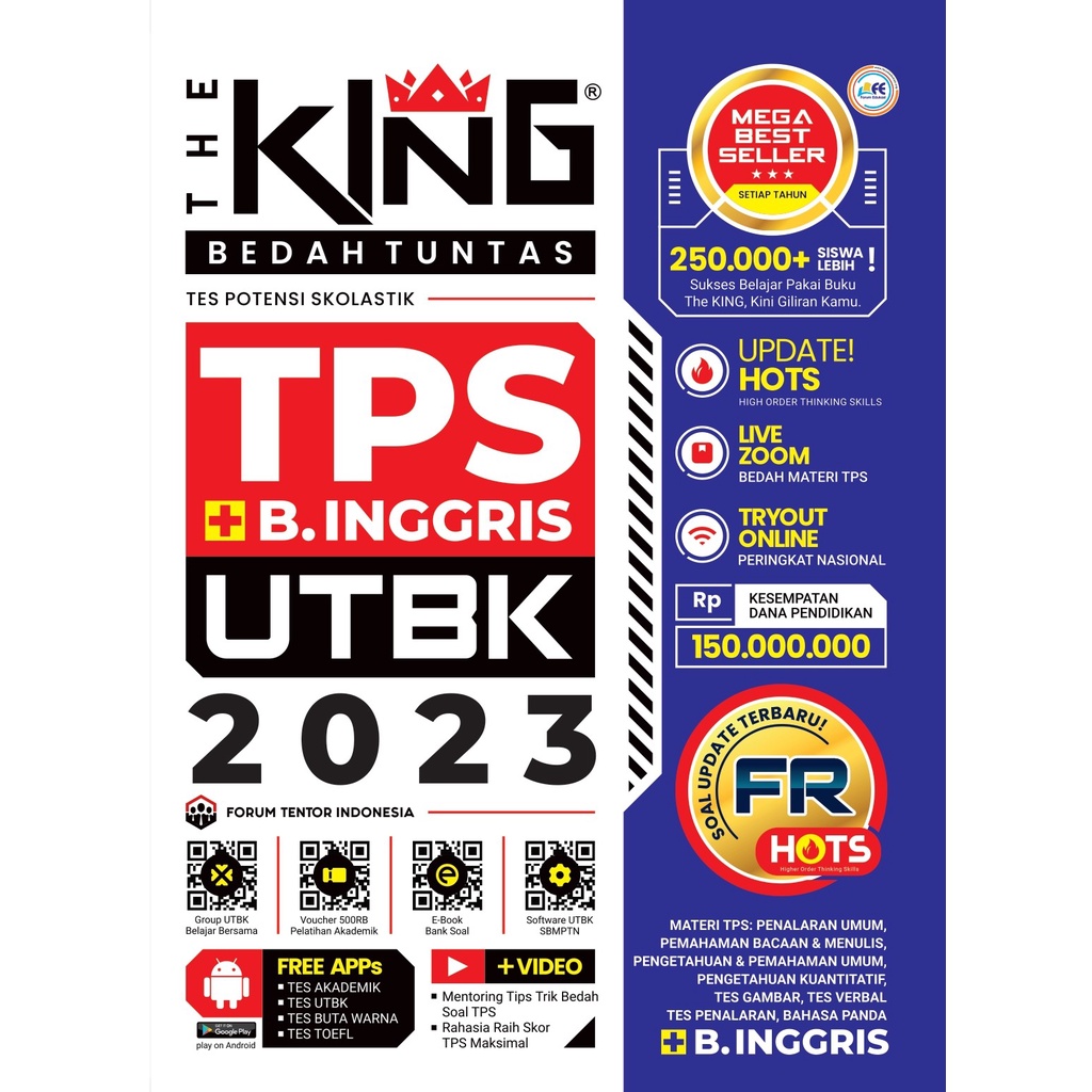 Buku The King Bedah Soal dan Materi TPS UTBK 2023 (Forum Edukasi)-1