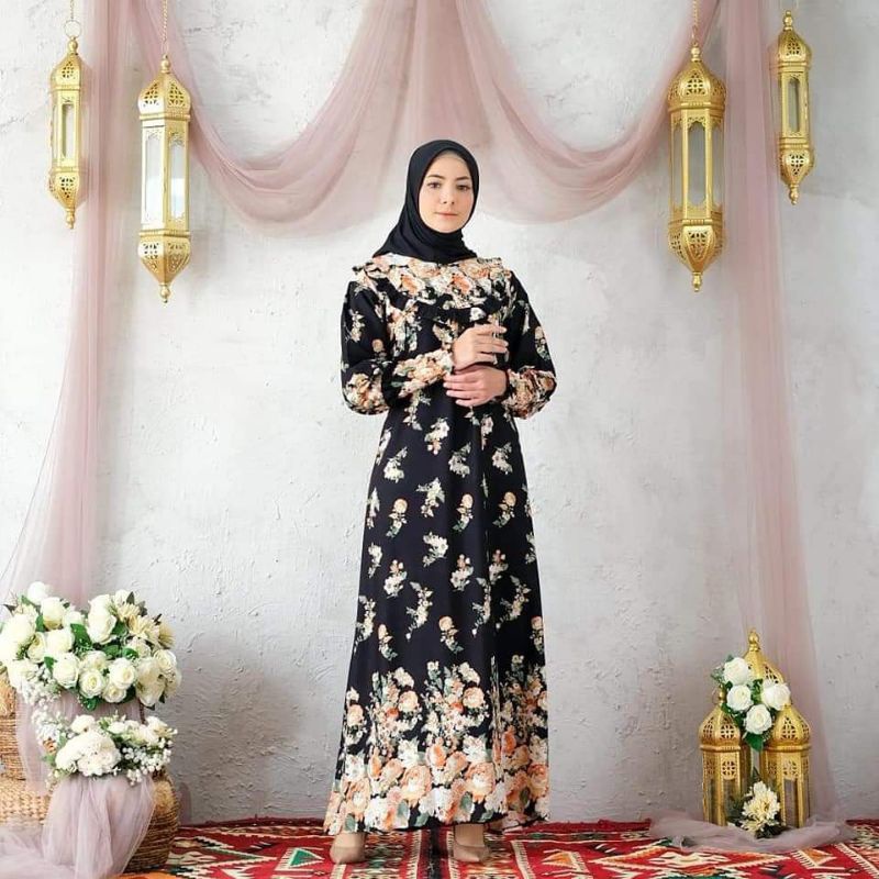"WARDAH DRESS " Gamis Rayon Daily (Realpict)