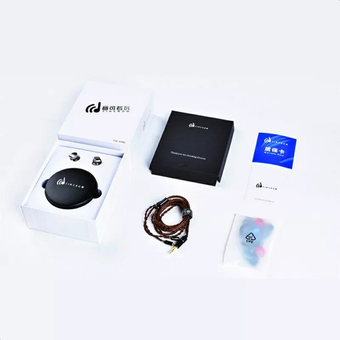 Yincrow RW-1000 3.5mm Earbud HIFI Metal CNC Earphone 15mm Dynamic