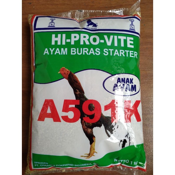 HI-PRO-VITE 1 KG - A591K/A592K/A593K/A594K - Pakan Ayam Komplit Butiran