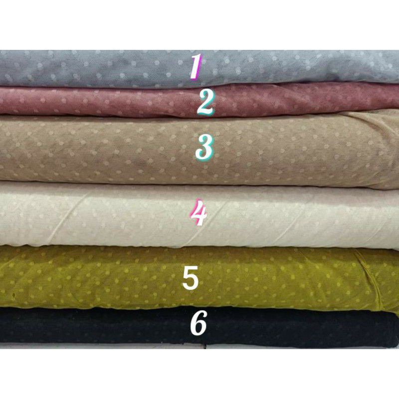 tile tule dot/tule polkadot (0,5)