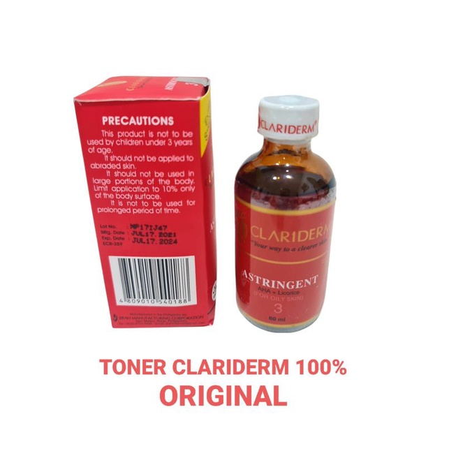 CLARIDERM 100% ORIGINAL