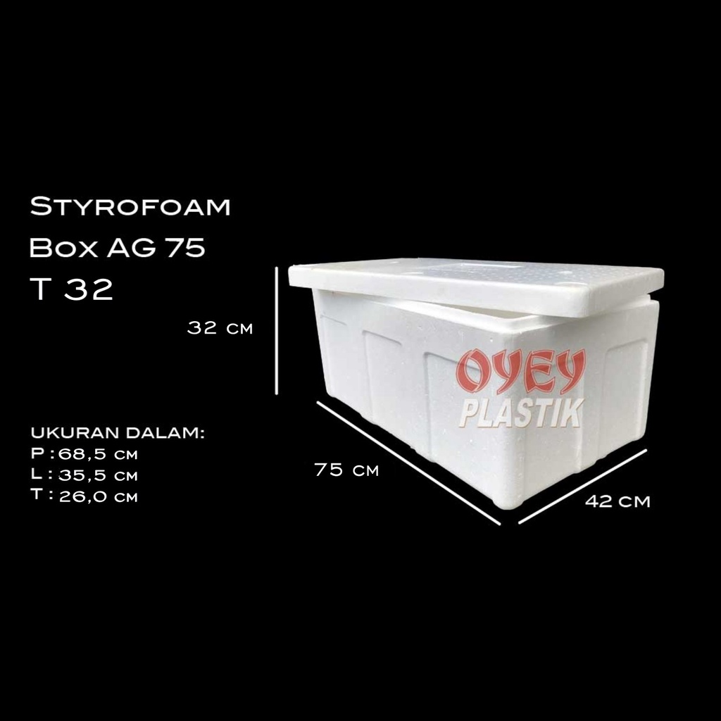 

Styrofoam box Garuda AG75 / Kotak Stereofoam Foam Sterofom besar