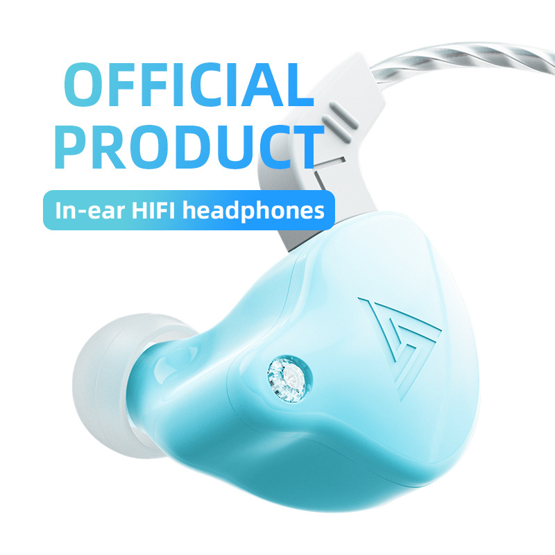 Qkz Ak6-X Earphone In Ear Hifi Enthusiast Subwoofer Dengan Mic + Jack 3.5mm Untuk Olahraga