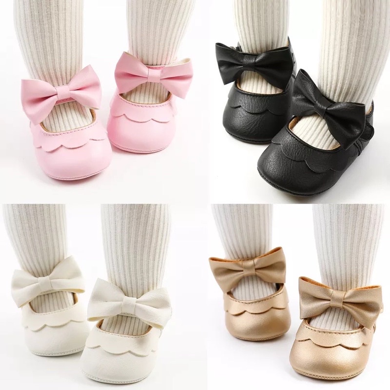 sepatu bayi perempuan 0 12 bulan / sepatu prewalker bayi perempuan murah pinta renda - ANANDA