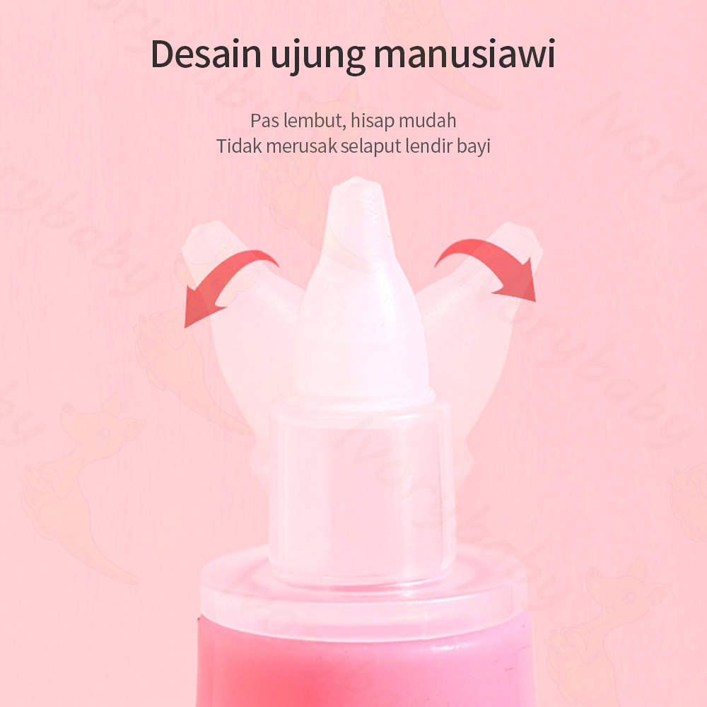 Ivorybaby Sedotan ingus bayi nasal Aspirator alat pembersih hidung nose cleanser