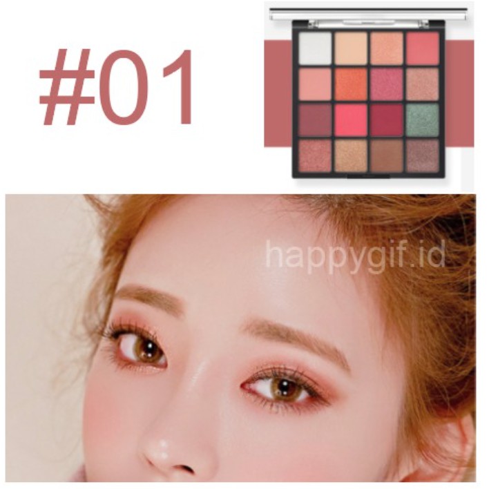 LAMEILA 16 Colors Glitter Matte Eyeshadow Palette Color Shimmer And Matte Eye Shadow LA021 5015