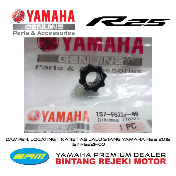 DAMPER, LOCATING 1, KARET AS JALU STANG YAMAHA R25, R15 1S7-F622F-00