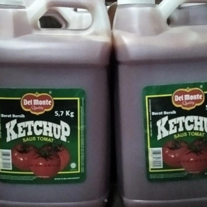 

favorit] delmonte ketchup saus tomat 5,7kg