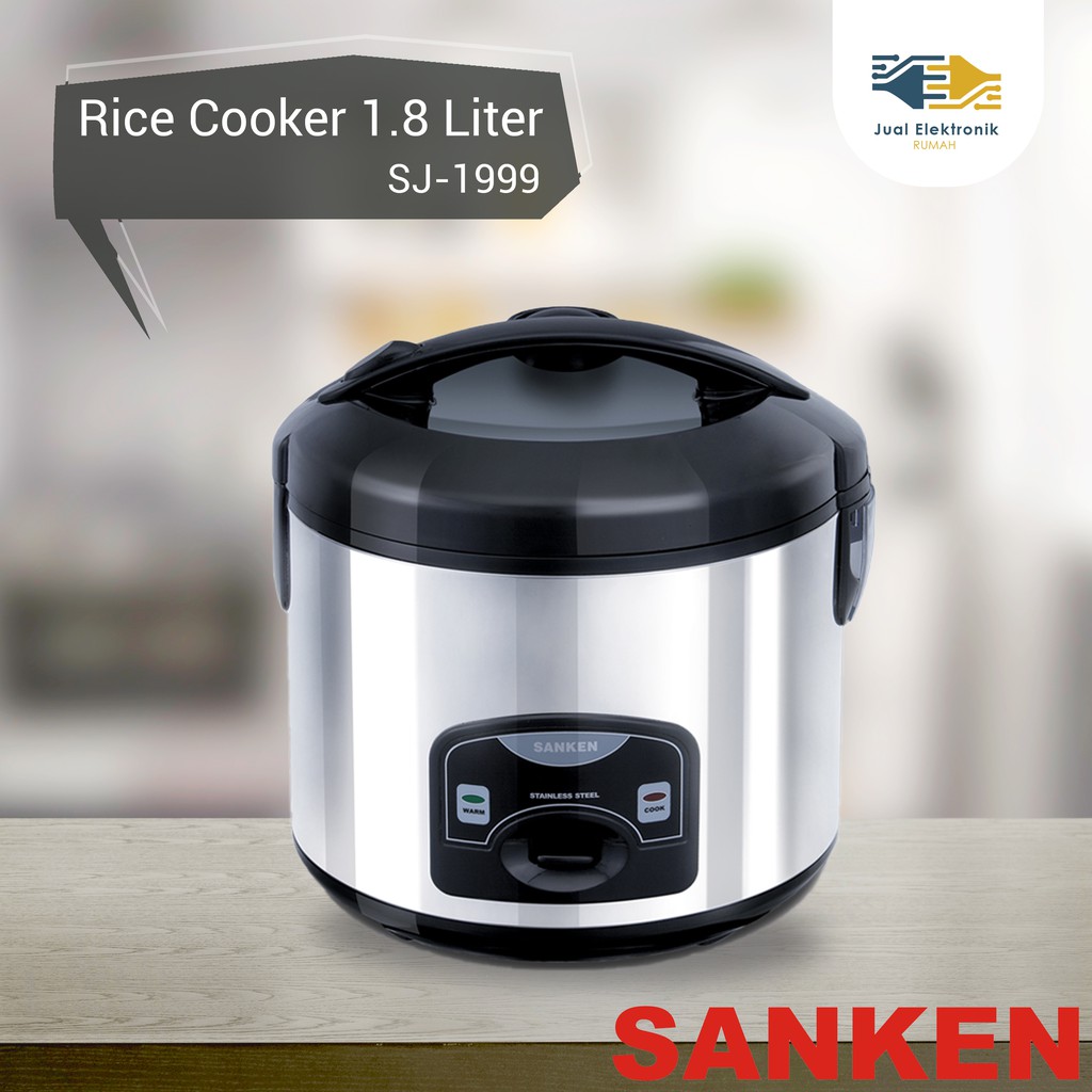 Magic Com Rice Cooker Sanken 1.8 Liter SJ1999 / SJ 1999 Paling Laku