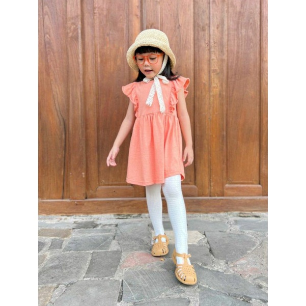 Dress anak perempuan/Emma dress/Dress katun pastel