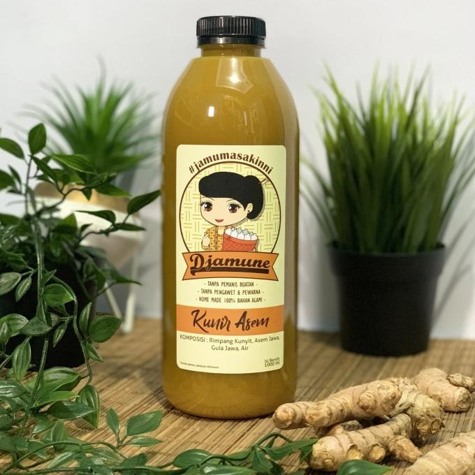 

DJAMUNE - Jamu Tradisional Kunyit Asam / Kunir Asem 100% Fresh-1000 ml