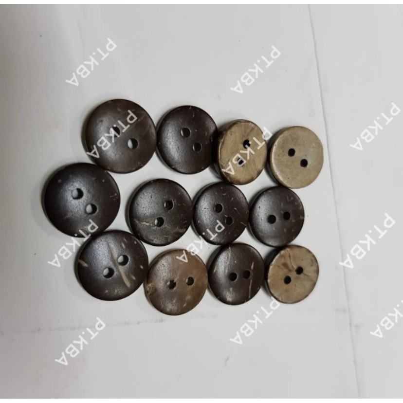 KANCING BATOK 32L COCONUT SHELL BUTTON KANCING VARIASI BATOK KELAPA
