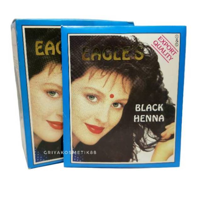 EAGLE'S BLACK HENA SEMIR RAMBUT BPOM ecer