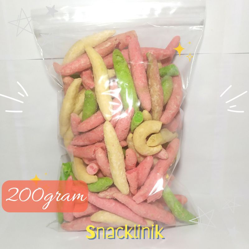 

Telor Gabus Warna Warni 200gram