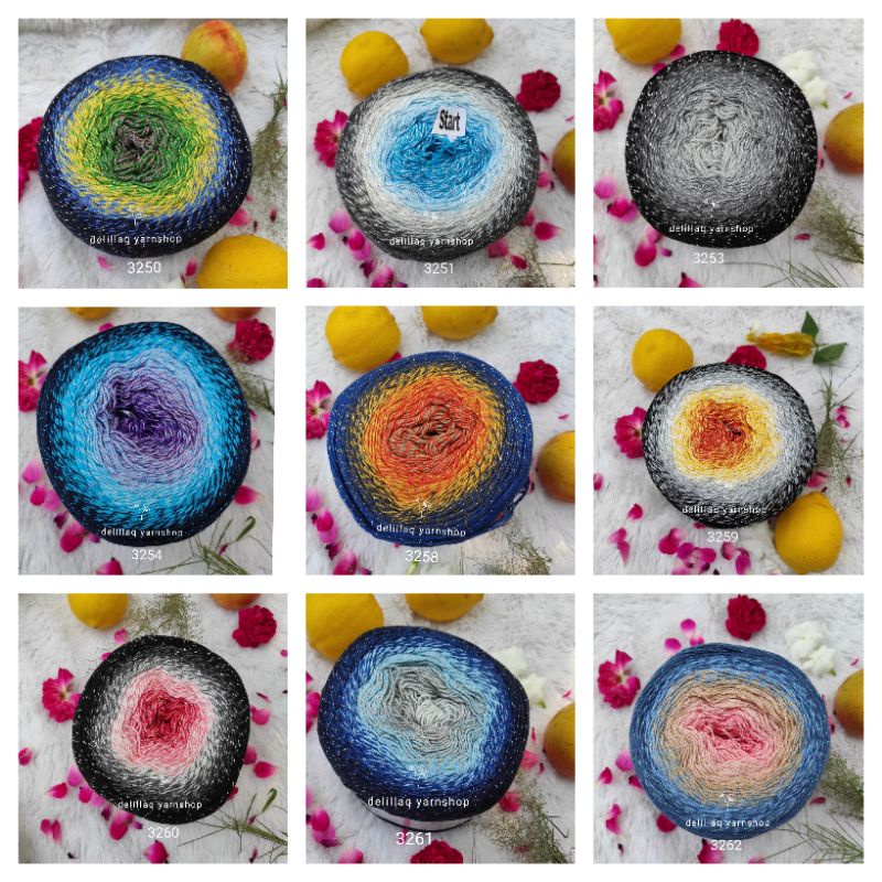 Benang Rajut Impor Yarnart Flowers Moonlight Satu