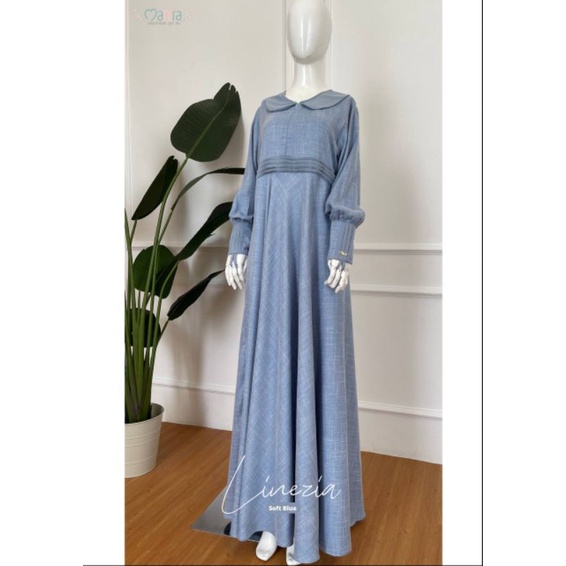 Gamis Syar'i Linen Linezia by Mahira
