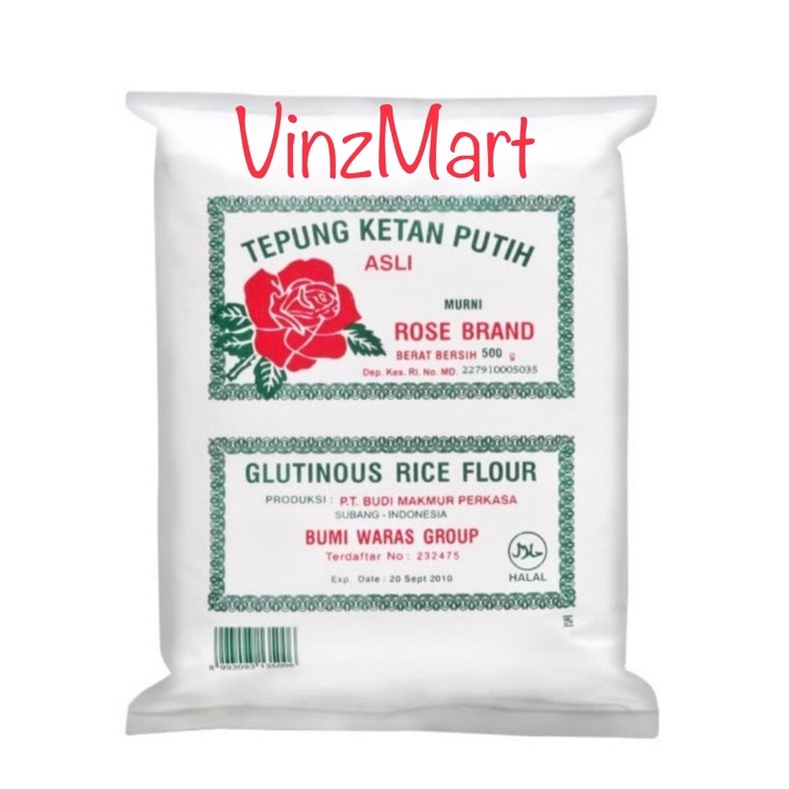 

Tepung Ketan Rose Brand 500 gram