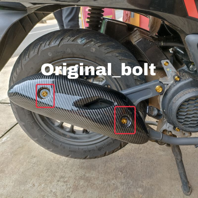Baut Probolt Tameng Knalpot All New Scoopy 2021 Beat 2020 Genio Spacy Vario 110 125 150 Stainless He