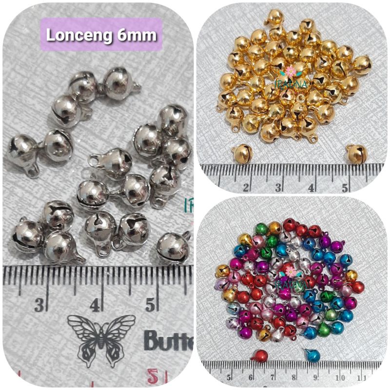 (10pcs) Bell Lonceng Kerincingan Kelintingan Mini 6mm