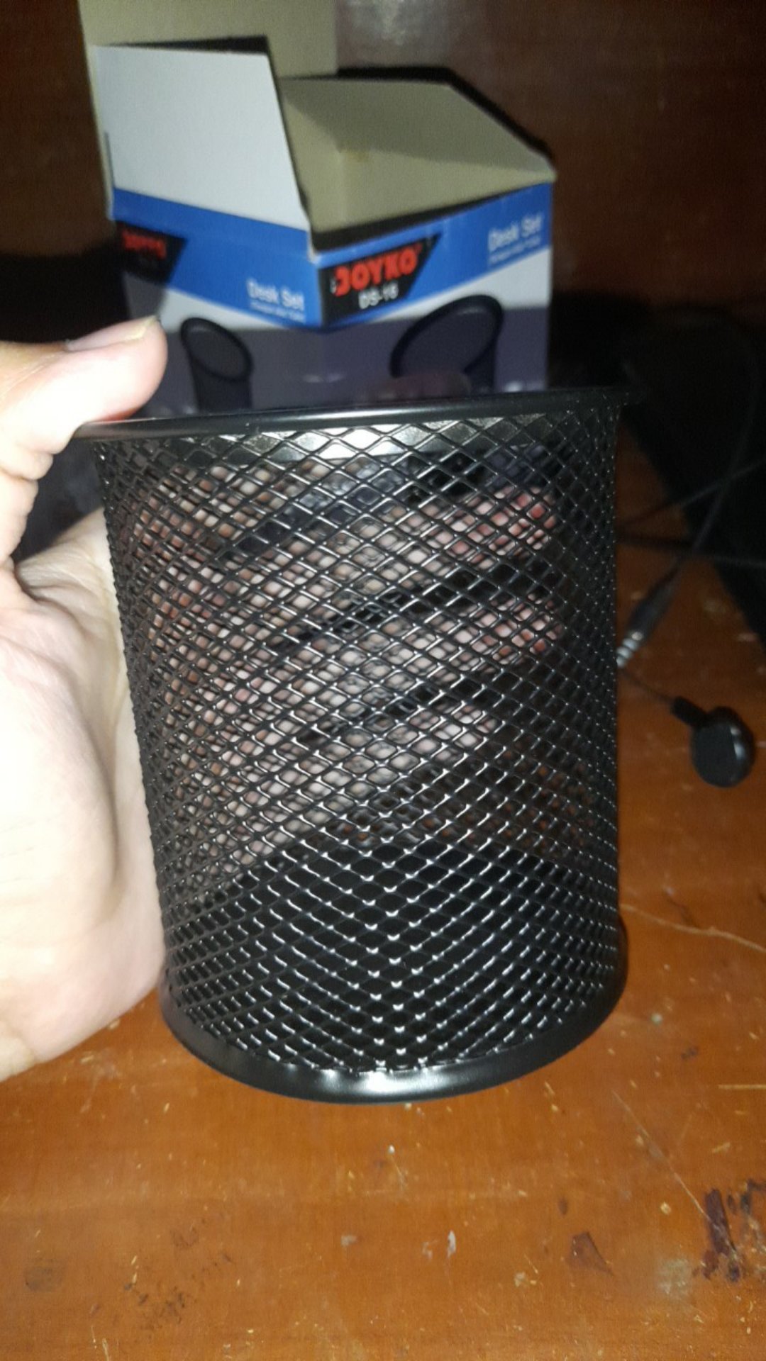 Desk Set Joyko Ds-16 Pen Holder Tempat Alat Tulis Jaring Pen Stand