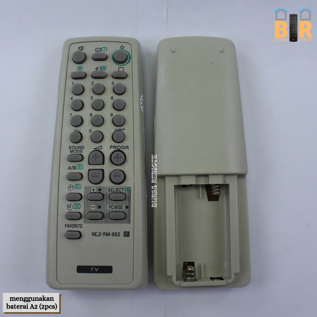 REMOTE TV TABUNG SONY RM-952H - ECERAN Dan GROSIR