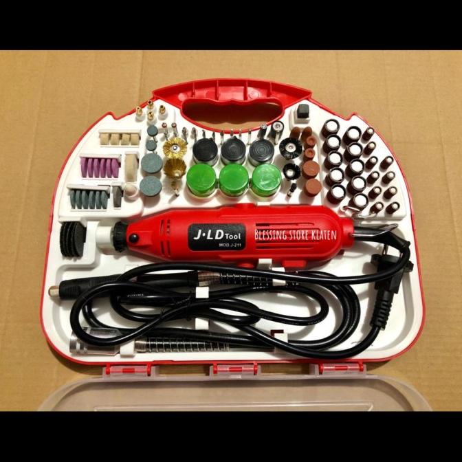 ,,,,,,,] MINI DIE GRINDER JLD J211 / TUNER KIT SET MESIN GERINDA MINI
