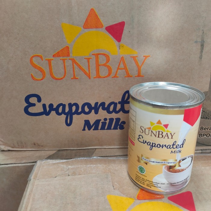 SUSU EVAPORASI SUNBAY 380GR / MAKANAN / MINUMAN / SUSU / SUSU EVAPORASI