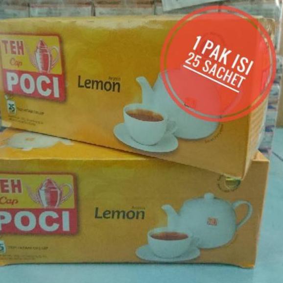 

SALE Teh poci rasa lemon 1box 25 sachet