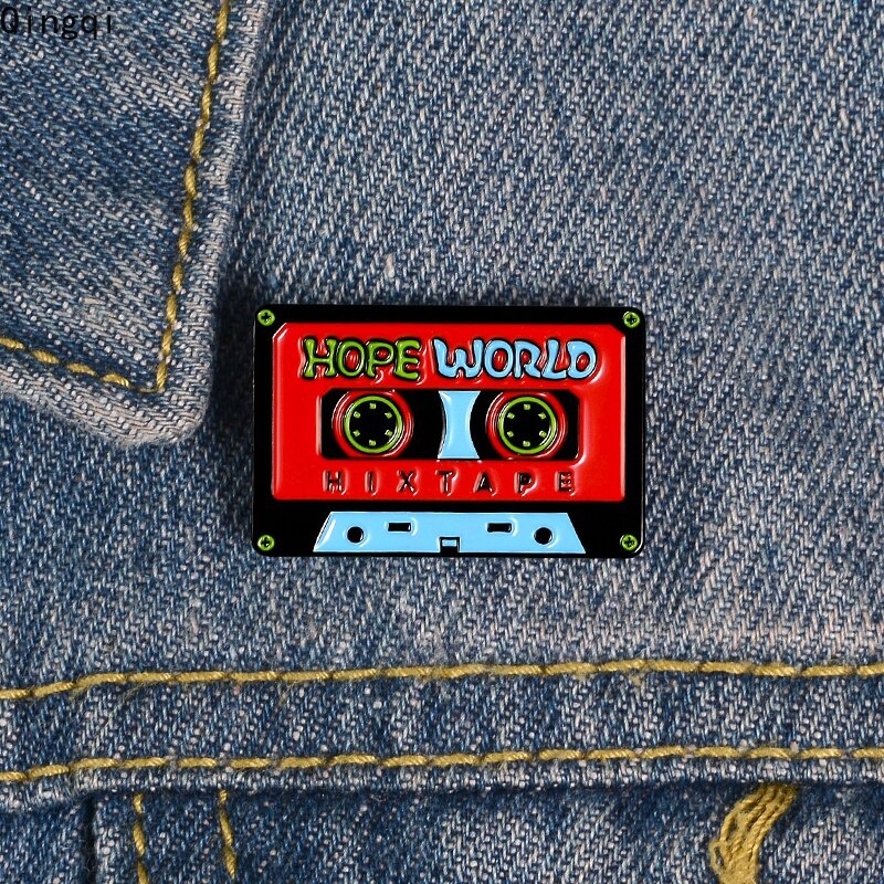 Bros Pin Enamel Bentuk Not Balok Musik Pop Retro Vintage Untuk Aksesoris Fashion Wanita