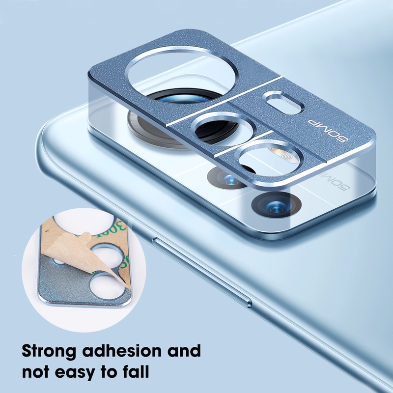 Ring Pelindung Lensa Kamera Belakang Bahan Aluminum Alloy Untuk Xiaomi 12 / 12X / 12 Pro