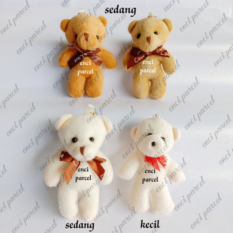 Boneka beruang hiasan buket