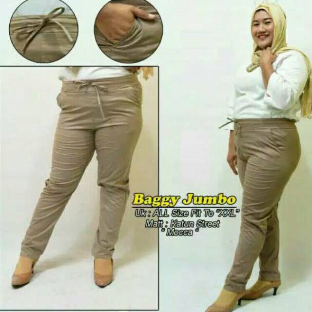 CELANA HAREM KATUN WANITA JUMBO XXL