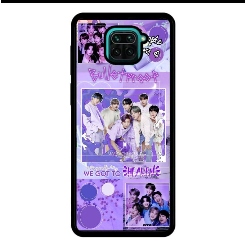 ubluk store case custom xiomi redmi note 9 , redmi note 9 pro motif BTS series terbaru