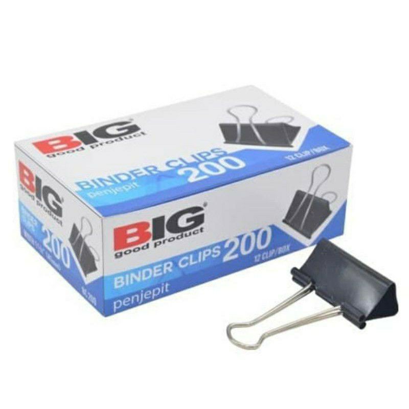 

BINDER CLIPS BIG NO.200 ( PAK)