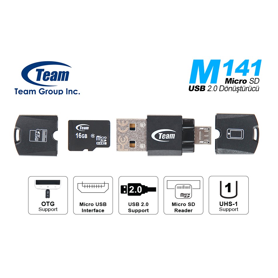 Team M141 Otg Micro Sd Card Reader - Original