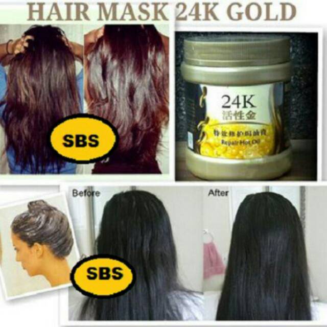 MASKER RAMBUT 24K HOT OIL ORIGINAL VERSION