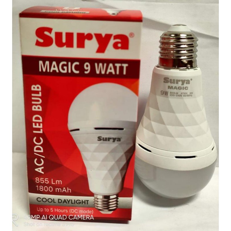 Lampu Emergency Surya Magic 9 Watt/ 12 Watt/ 18 Watt