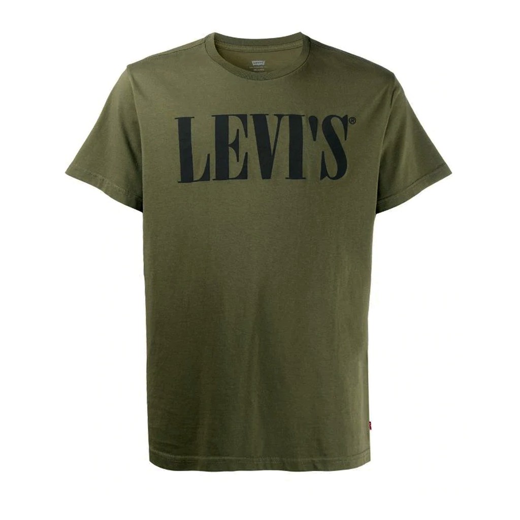 Kaos Levi's | Kaos Pria | Relaxed Green Army | KLPRGR - 3