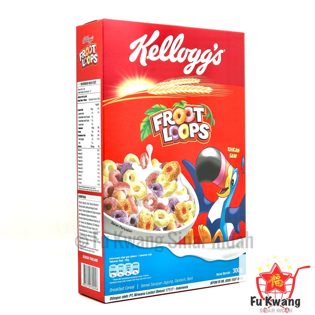 

Kelloggs Kellogs Kellogg's Sereal Froot Loops 300 gram
