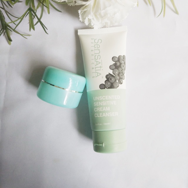 sensatia botanicals unscented sensitive cream cleanser