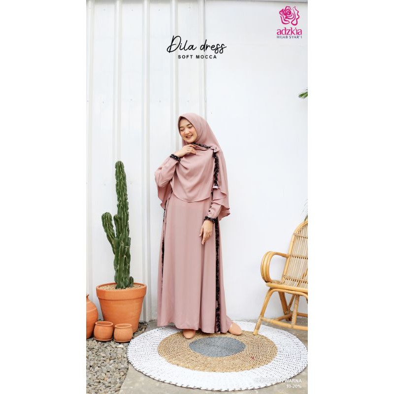 DILA DRESS By ADZKIA HIJAB ( ORIGINAL )