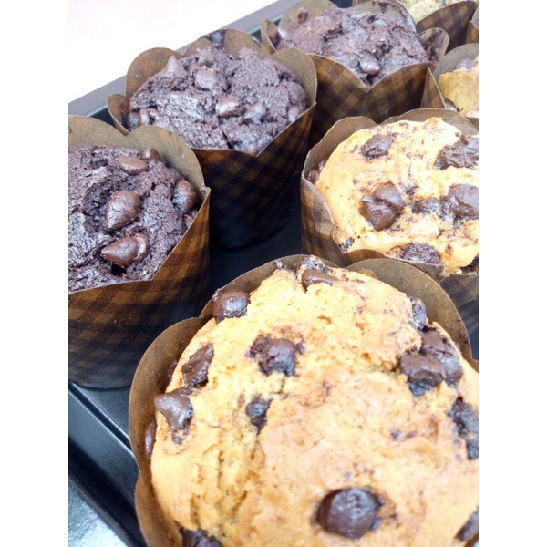 

Chocolate Chip Muffin MINIMAL BELI 8 PCS diameter 6.5 cm