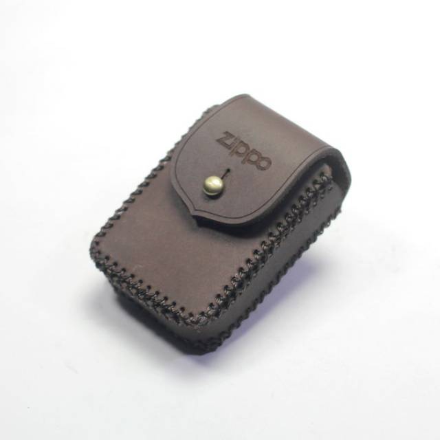 Sarung korek api zippo warna coklat ch crazy horse