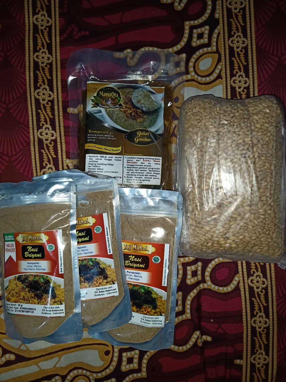 Paket Gandum Bumbu Bubur Gandum Bubur Syurbah Shopee Indonesia