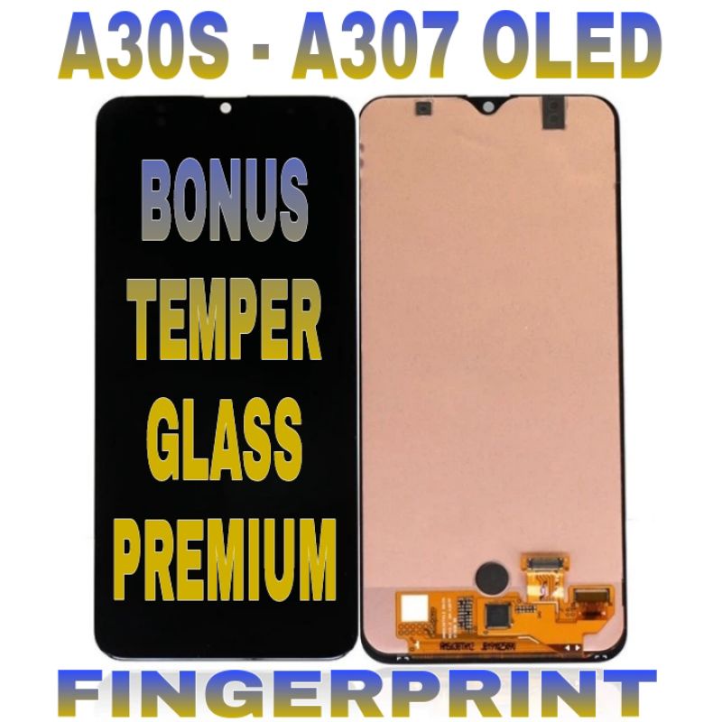 LCD Samsung A30S - A307 OLED fingerprint + Touchscreen Fullset Komplit